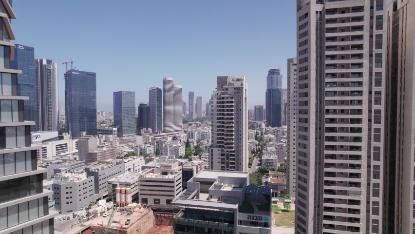 Business buildings in israel tel aviv stock market