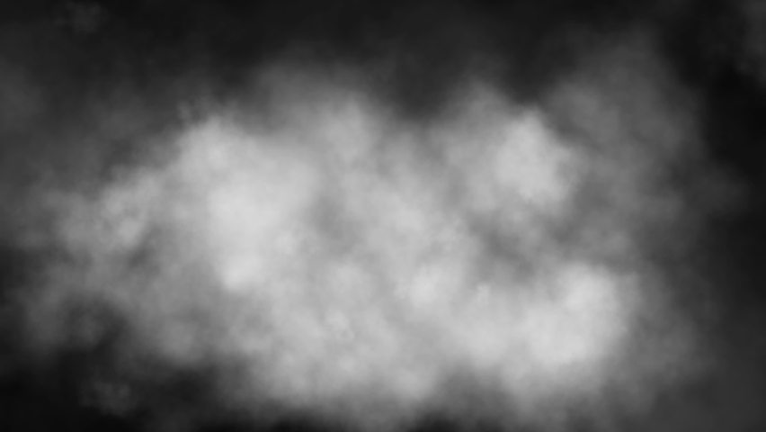 Footage 4k: Scenic aerial view from airplane window of moving flying inside white cloud. Royalty high-quality free stock abstract smoke cloud motion, clouds moving through ahead on black background | Shutterstock HD Video #1074704207