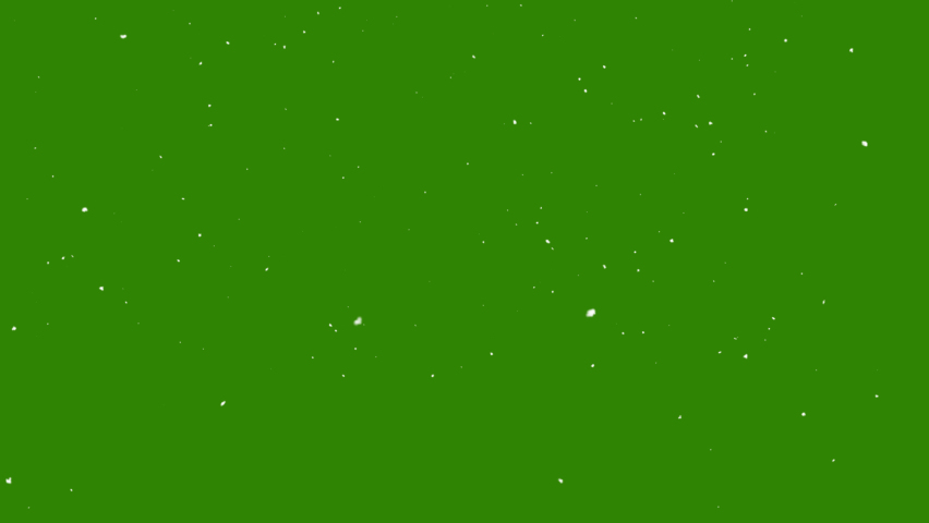 snow falling on green screen background Stock Footage Video (100% ...