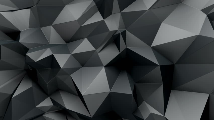 3d abstract geometric background sharp spikes Stock Footage Video (100% ...