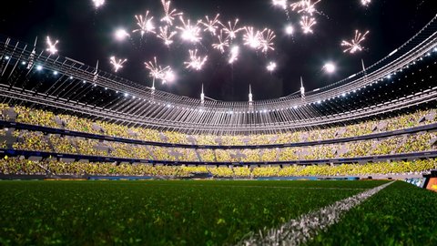 Stadium Soccer Fireworks Stock Video Footage 4k And Hd Video Clips Shutterstock