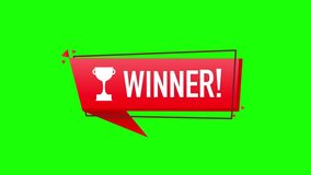 Winner red cup banner. Motion graphics. - Powered by Shutterstock - Get 15% off with code: PIKWIZARD15