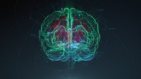 Digital model of the human brain. Brain scan technology concept - Powered by Shutterstock - Get 15% off with code: PIKWIZARD15