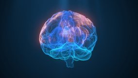 Hologram Brain activity visualization with particles - Powered by Shutterstock - Get 15% off with code: PIKWIZARD15