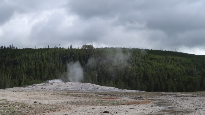 Yellowstone National Park Time-lapse Video in Wyoming, USA.