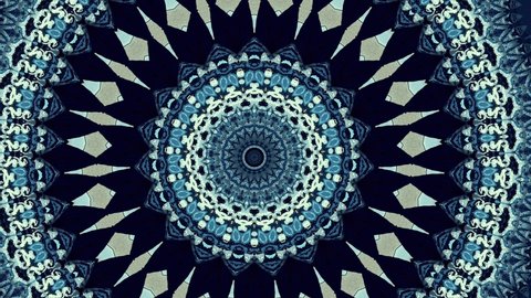 Mandala hypnotic abstract background. Geometric kaleidoscope background.