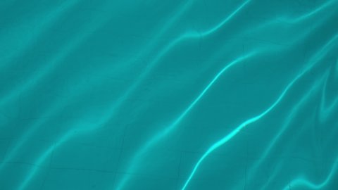 Beautiful blue water surface. Abstract background of waving waterline. blue water in the pool with light reflections
