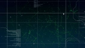 Animation of network of connections and data processing. global digital interface, technology and networking concept digitally generated video. - Powered by Shutterstock - Get 15% off with code: PIKWIZARD15