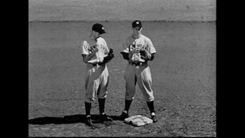 CIRCA 1930s - A baseball game takes place at Yankee Stadium.