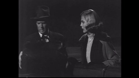CIRCA 1949 - A couple finds a bag of money by the road and drives off being pursued by the man the payoff was intended for In this film noir.