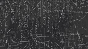 Animation of mathematical equations over distressed grey background. school and education concept digitally generated video. - Powered by Shutterstock - Get 15% off with code: PIKWIZARD15