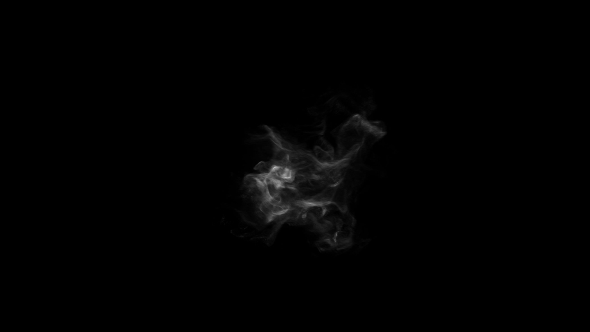 smoke , cloud,  vapor , fog - realistic smoke cloud best for using in composition, 4k, screen mode for blending, ice smoke cloud, fire smoke, ascending vapor steam over black background - floating fog Royalty-Free Stock Footage #1075091975