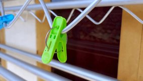 This tool serves to clamp clothes when drying