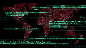 Programming code on computer screen terminal. Seamless loop animation 16-bit depth. Coding, hacking, programming, cryptocurrency mining. - Powered by Shutterstock - Get 15% off with code: PIKWIZARD15