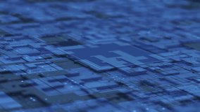 abstract futuristic electronic circuit with cpu and 5G label, concept of new technologies, broadband connection, IoT (3d render) - Powered by Shutterstock - Get 15% off with code: PIKWIZARD15