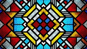 Stained glass. Seamless looping multicolor animation footage. Kaleidoscopic dynamic background. Psychedelic motion design. Dj loop. Optical illusions. Vj loops. Transformations. Template. Design. 4K	 - Powered by Shutterstock - Get 15% off with code: PIKWIZARD15
