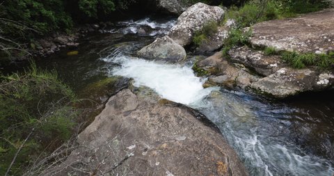 Small rapids in the Bushman's River at Giant's Castle, Drakensberg, ,South Africa. Fresh pure Water 