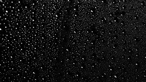 Condensation on Black Background