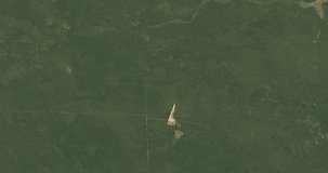 Time lapse deforestation Bolivia from satellite between 1985 and 2020. Data: NASA