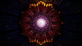 Hypnotizing new age psychedelic trippy tunnel vj loop 4k meditate yoga spiritual awakening kaleidoscope light - Powered by Shutterstock - Get 15% off with code: PIKWIZARD15