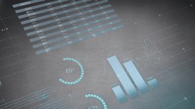 Animation of data processing and statistics on dark background. global connections, digital interface, technology and networking concept digitally generated video. - Powered by Shutterstock - Get 15% off with code: PIKWIZARD15