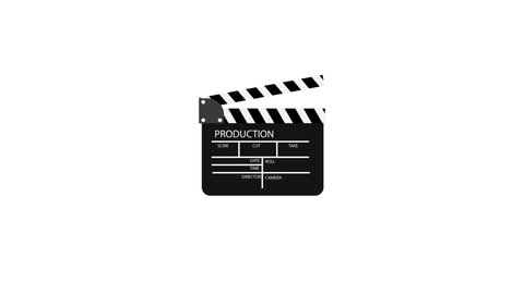  movie flap icon animation cartoon best object on green screen background