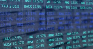 Animation of financial data processing over shop interior. global shopping, business, digital interface, technology and networking concept digitally generated video. - Powered by Shutterstock - Get 15% off with code: PIKWIZARD15