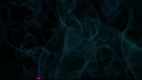 4k video animation of abstract sci-fi energy particles beam coming from ground to upward with heavy foggy environment and particles.