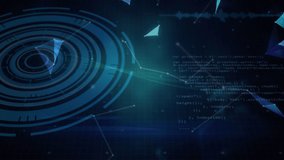 Animation of lines recording and data processing over globe. global connections, data processing, digital interface and technology concept digitally generated video. - Powered by Shutterstock - Get 15% off with code: PIKWIZARD15