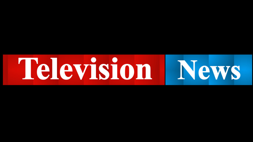 Television News or Tv News Stock Footage Video (100% Royalty-free