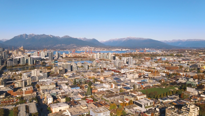 Cityscape of Vancouver British Columbia Canada
