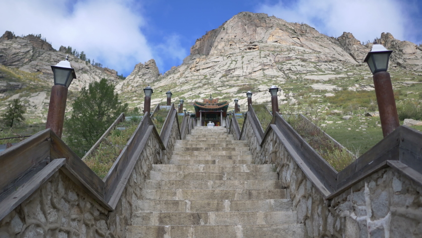It is a Buddhist temple located in the Wild National Park in Ulaanbaatar, Mongolia.