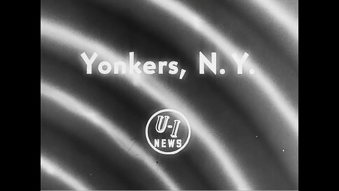 CIRCA 1958 - New York's Yonkers Raceway is inaugurated with a chariot race.
