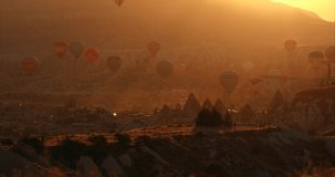 Enjoy the Cappadocia Hot Air Balloon Tour colorful cloud and background