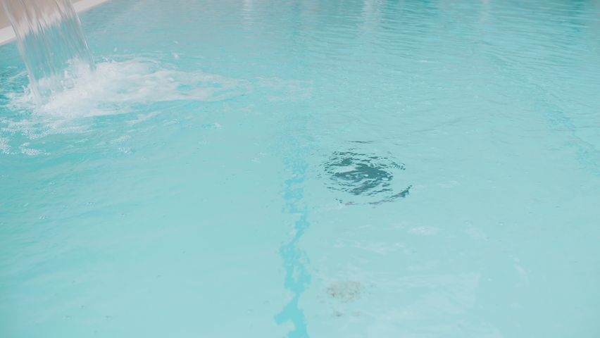 Close up of swimming pool lines. Royalty-Free Stock Footage #1075818098
