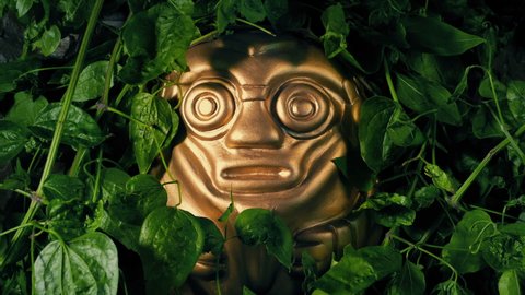 Mayan Gold Statue Uncovered In Jungle