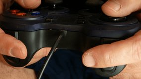 Video Gamer Player Using Controller