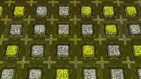 Database and computer network concept, seamless loop. Animation. Parallel rows of small square shaped flowing QR codes. - Powered by Shutterstock - Get 15% off with code: PIKWIZARD15