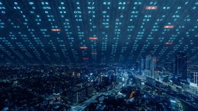 Smart city and communication network concept. Digital transformation. - Powered by Shutterstock - Get 15% off with code: PIKWIZARD15