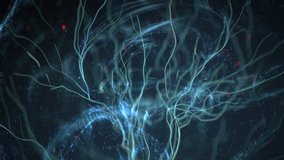 Digital model of the human brain. Brain scan technology concept. Neurosurgery diagnostic - Powered by Shutterstock - Get 15% off with code: PIKWIZARD15