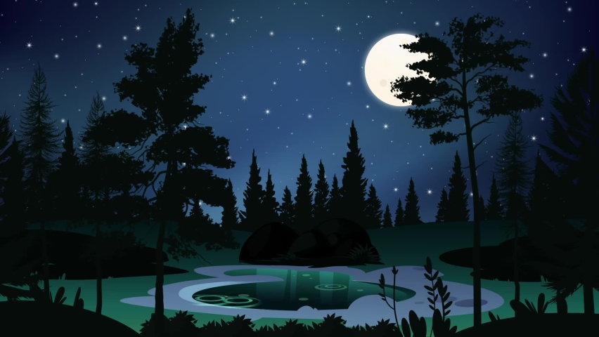 15 Cartoon Swamp At Night Stock Video Footage - 4K and HD Video Clips |  Shutterstock