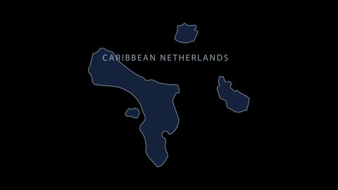 A stylized rendering of the Caribbean Netherlands map conveying the modern digital age and its emphasis on global connectivity among people