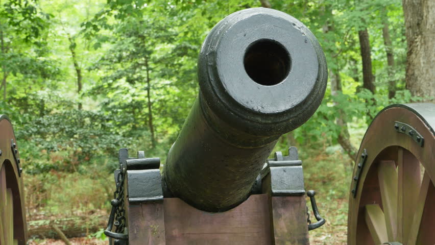 Revolutionary War Cannon Close Up in America