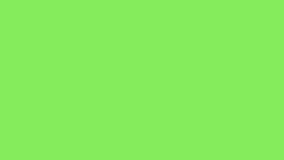 Monday Colorful Animated Graphic Green Screen Video