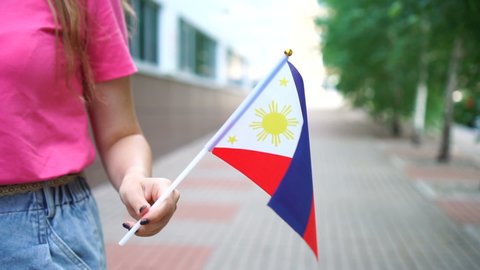 Waving philippine flag Stock Video Footage - 4K and HD Video Clips ...