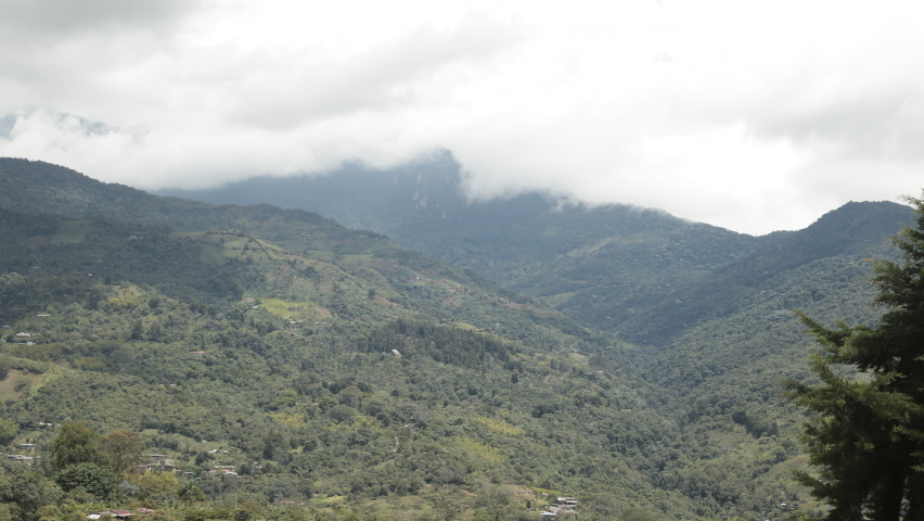 mountain Tutelary hills of cali valle del cauca Colombia