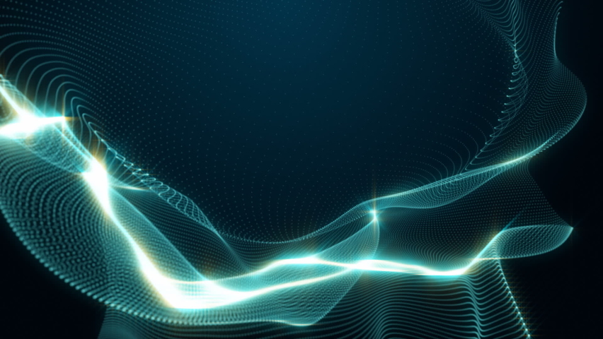 Digital fractal smoke moving up