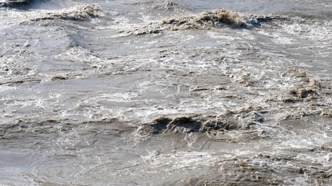 PASSAU - July 19th, 2021: Flood after heavy rains in Passau, Bavaria, Germany