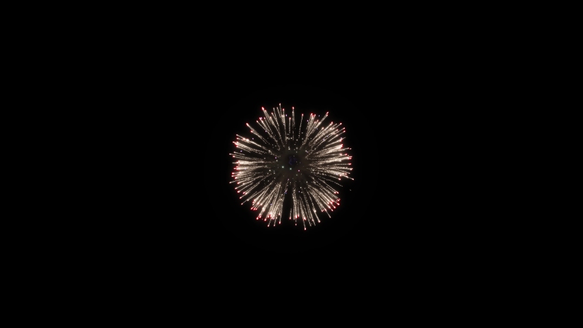 Real Fireworks display celebration.Colorful Firework in 4K resolution for New Year . | Shutterstock HD Video #1076175092