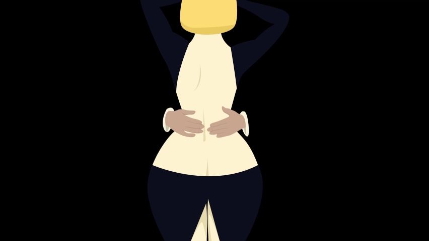 A girl and a guy are hugging, a silhouette on a black background. The guy puts his arm around the girl
